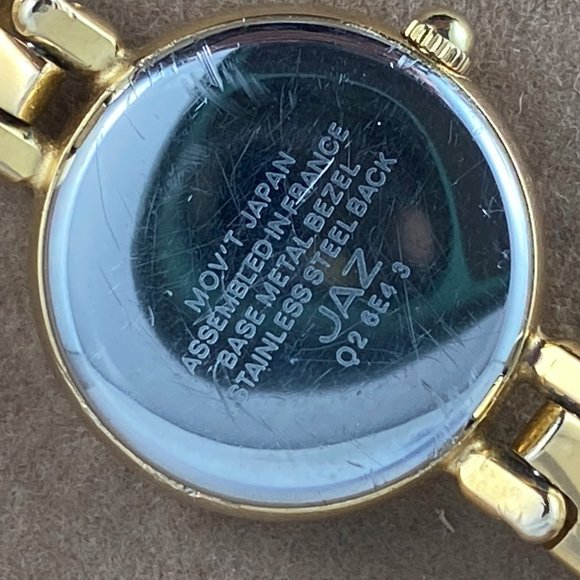 Vintage Jaz Paris French Designer Gold Watch - Picture 7 of 7